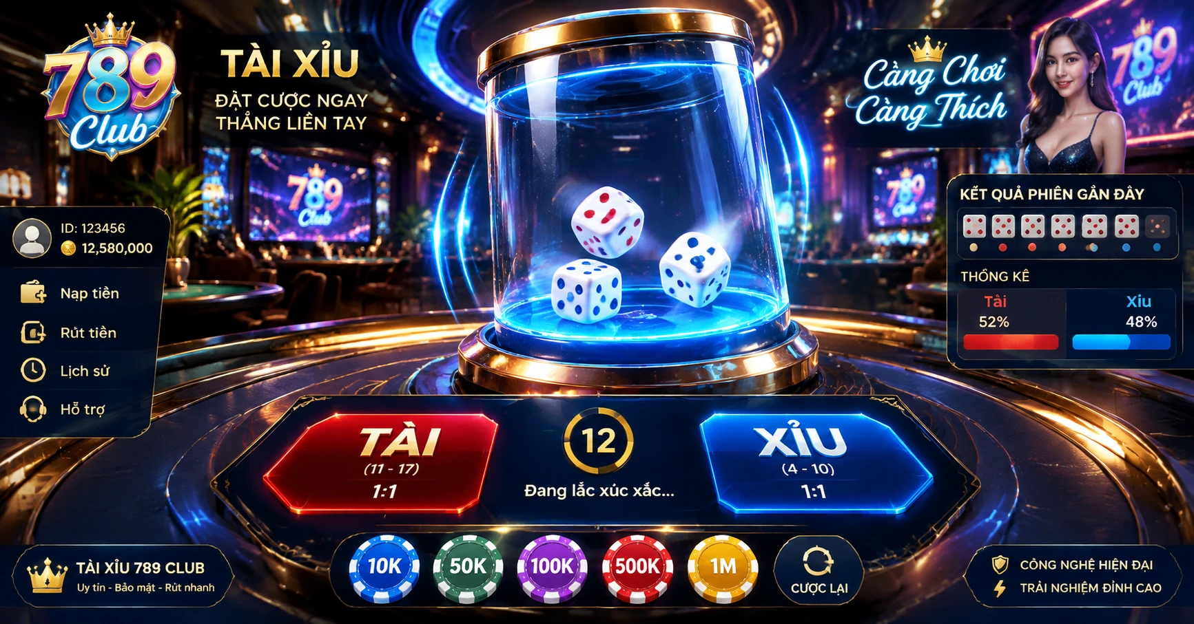 Khám Phá Game Tài Xỉu 789 Club - Trải Nghiệm Đỉnh Cao Của Trò Chơi Tài Xỉu Online - image 3