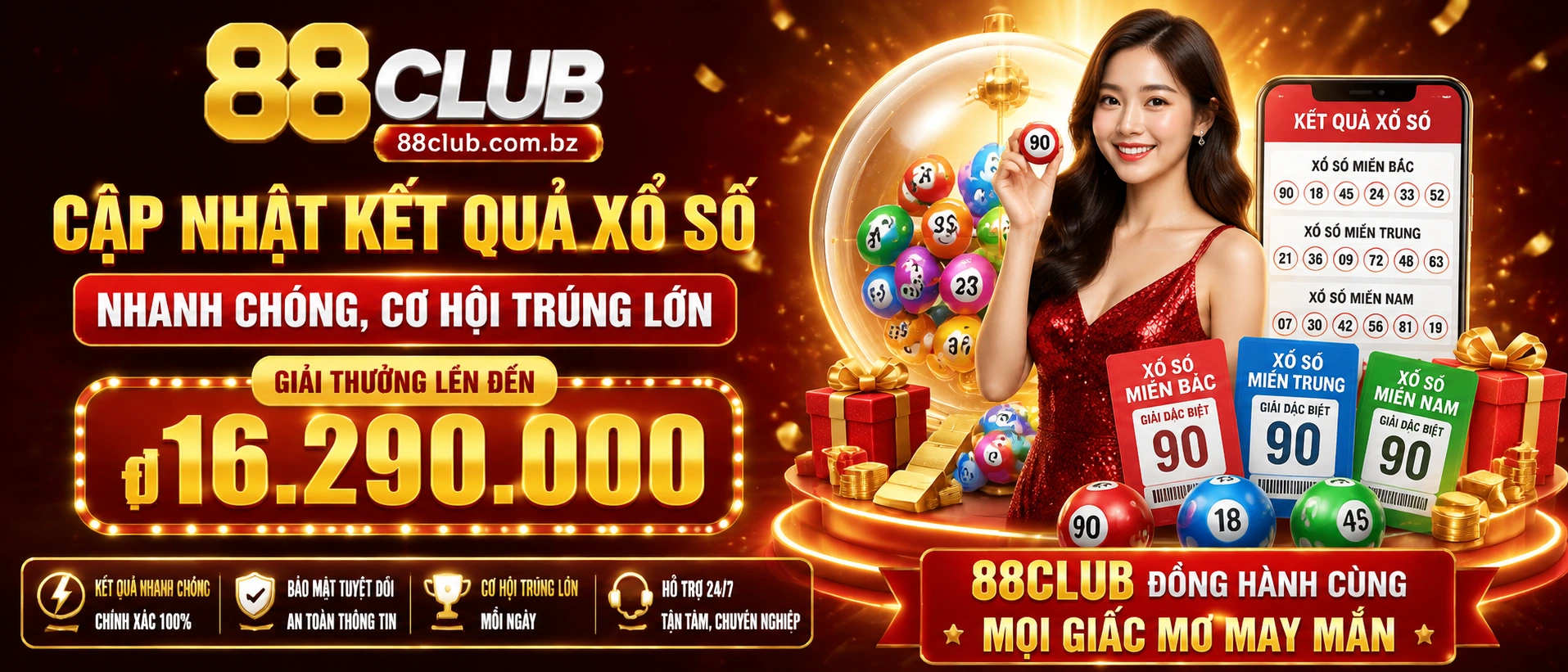 Xổ Số Miền Nam tại 88club - giao diện tra cứu thuận tiện